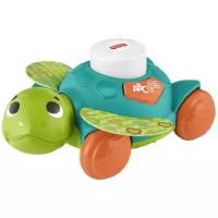 Интерактивная развивающая игрушка Fisher-Price Ползающая Черепашка Линкималс HDJ17, зелeный