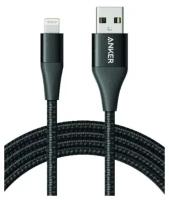 Кабель Anker A8452 Power Line+ II разъем USB-A и Lightning, черный