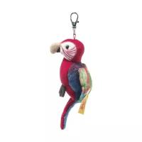 Брелок для сумки с мягкой игрушкой Steiff National Geographic pendant Macaw parrot (Штайф брелок для сумки Попугай Ара 9 см)