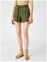 Шорты KOTON WOMEN, 1YAK01222UW, цвет: KHAKI, размер: 34