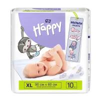 Одноразовые пеленки Bella Baby happy 60x90 10 шт