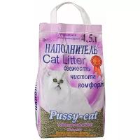 Комкующийся наполнитель Pussy-Cat 4.5 л