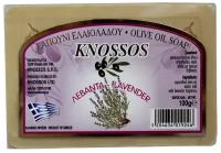 Мыло натуральное оливковое с ароматом Лаванды Knossos, Греция, 100г