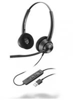 Plantronics Poly EncorePro EP320 USB-A [214570-01] - Профессиональная телефонная гарнитура (стерео, USB тип A)