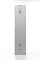 Шкаф металлический для раздевалок практик LS-11-40D для хранения одежды, шкаф локер, 3 полки, с ключевым замком, модульный, ВхШхГ: 1830х418х500 мм
