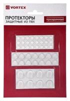 Протекторы защитные из ПВХ, в ассортименте Ø 8мм 24шт, Ø 12мм 14шт, Ø 18мм 8шт VORTEX /30