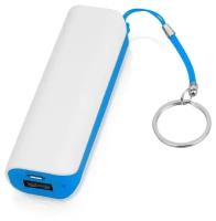 Портативное зарядное устройство (power bank) Basis, 2000 mAh, белый/светло-голубой