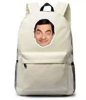 Рюкзак Мистер Бин (Mr. Bean) белый №3