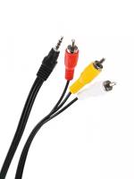 Кабель соединительный TELECOM 3.5 Jack (M) - 3 RCA (M), 5 м