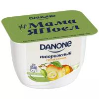 Danone творожный десерт груша и банан 3.6%, 170 г