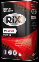 Масло моторное синтетическое RIXX TP X SAE 5W-30 API SN/CF ACEA A3/B4 4л