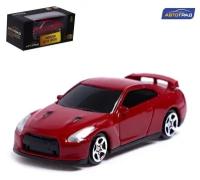 Машина металлическая NISSAN GT-R (R35), 1:64, цвет красный