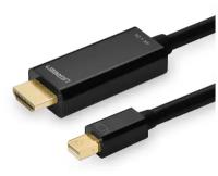 Кабель Ugreen Mini DP-HDMI 4K, 1.5 м, черный (20848)