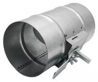 Левша Дроссель-клапан для круглых воздуховодов d200 мм оцинкованный Левша
