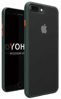 YOHO Чехол защитный - противоударный, матовый, для телефона iPhone 6+/6S+/7+/8+ YPZCH678P/IO