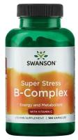 Swanson Super Stress B Complex (Комплекс витаминов группы B) 100 капсул