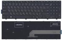 Клавиатура для ноутбука Dell K-DEL-42-W8 русская, черная с черной рамкой