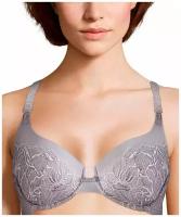 Бюстгальтер-балконет с формованными чашками Lace Desire Foam Underwire Bra/85E / серый