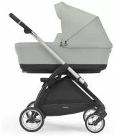 Коляска 2 в 1 Inglesina Electa System Duo на шасси Electa Silver Black Greenwich Silver