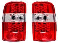 Фонарь задний левый+правый тюнинг, комплект, диодный, красно-белый EAGLE EYES GM348BURE2 для Chevrolet Tahoe II GMT800 2000-2006