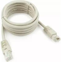 Патч-корд UTP кат.6 2м, RJ45-RJ45, серый, Cablexpert (PP6U-2M)