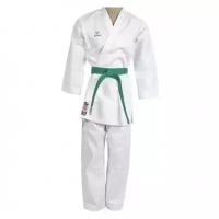Кимоно для каратэ BestSport BANZAI 2601 WKF, белое, 145см