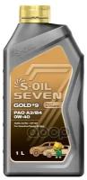 Синтетическое моторное масло S-Oil Seven Gold #9 PAO A3/B4 0W-40, 1 л