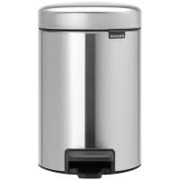 Бак Brabantia NewIcon с пластиковым ведром, 3 л matt steel 0.84 кг 26.4 см 16.8 см 23.5 см 3 л 17 см