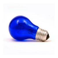 Синяя лампа из натурального кобальтового стекла (без краски) E27, 60Вт терапевтическая для Рефлектора