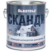 Акватекс Сканди кроющий антисептик для дерева 2.5 л карамель