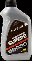 Масло компрессорное полусинтетическое PATRIOT COMPRESSOR OIL GTD 250/VG 100,1л