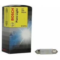 Лампа автомобильная накаливания BOSCH Pure Light 1987302210 12V 10W SV8.5