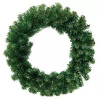 Венок новогодний - 1 зеленый, 50 см