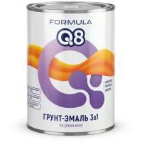 Грунт-эмаль по ржавчине Formula Q8 3 в 1, матовая, 0,9 кг, синяя