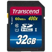 Карта памяти Transcend SDHC 32 ГБ Class 10, UHS-I, R 60 МБ/с