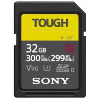Карта памяти Sony SF-G series TOUGH 32 GB, чтение: 300 MB/s, запись: 299 MB/s
