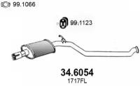 ASSO 346054 Глушитель средняя часть