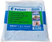 Folsen 094125 Пленка защитная универсальная полиэтиленовая 4х12,5м / 50м2 толщина 7мкм Folsen 094125