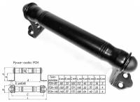 Ручка дверная скоба 140 мм STARFIX металлическая черная матовая (SMP-10723-1)