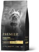 Сухой корм для собак Premier Dog Turkey ADULT Mini (Свежее мясо индейки для собак мелких пород) 1 кг