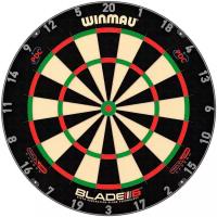 Трехслойная мишень для Дартс, Winmau Blade 6 Carbon Triple Core, профессиональный уровень, официальная мишень Чемпионата Мира PDC