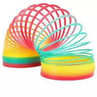 Слинки Slinky Радуга Гигант, розовый/голубой/желтый