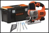 Электролобзик BLACK+DECKER BES610KA5-QS, 650 Вт