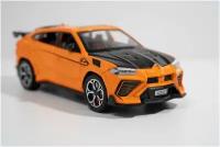 Машинка с дымом Lamborghini Urus 1:24 металлическая, со светом и звуком