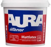 Краска моющаяся Aura Interior Mattlatex база А белая 2,7 л