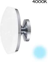 Настенно-потолочный светильник Citilux Тамбо CL716011Nz, 12 Вт, кол-во ламп: 1 шт., 4000 К, цвет арматуры: хром, цвет плафона: белый
