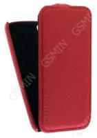 Кожаный чехол для Fly IQ 4410 Quad Phoenix Aksberry Protective Flip Case (Красный)