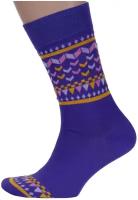 Носки LorenzLine, размер 25, фиолетовый