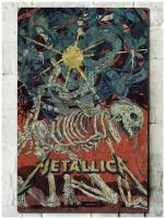Картина интерьерная на рельефной доске ОСП музыка metallica металика - 5320