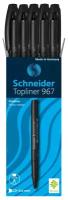 Schneider Набор капиллярных ручек Topliner 967, 0.4 мм, 9671/9672/9673/196707, черный цвет чернил, 10 шт